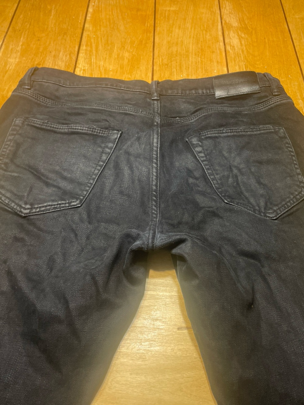 Purple Brand Denim Jeans Style P001 Low Rise Slim Fit 31x32 Black Distressed